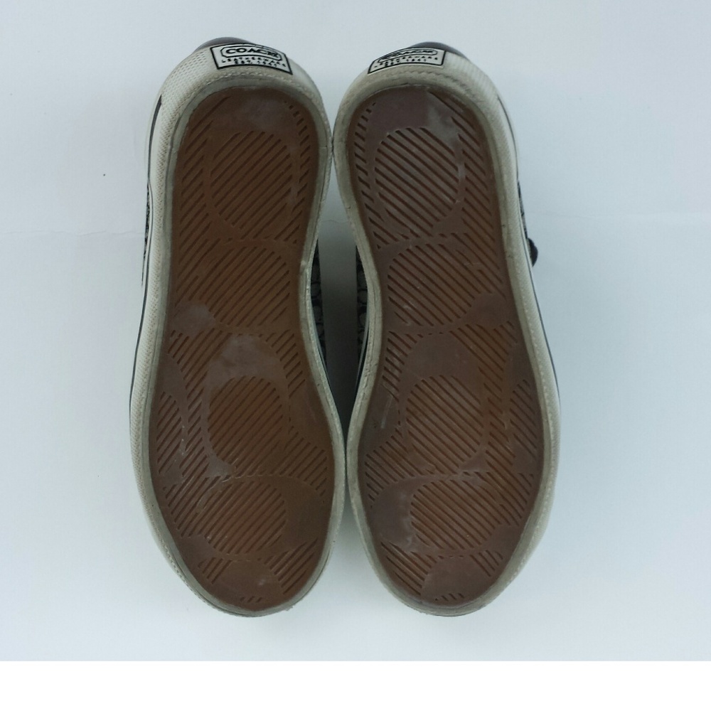 Coach Bobbi Black And Gray Sneakers Size 7B - Picture 7 of 7